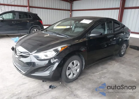 2016 Hyundai Elantra Se z USA, uszkodzony, nr VIN 5NPDH4AE9GH767466